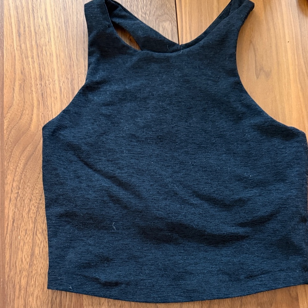 Women's beyond yoga High Neck Crop Tank Top